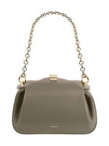 YUZEFI - Oyster Clutch Mini Pebble Grain -nahkalaukku - TAUPE | Stockmann