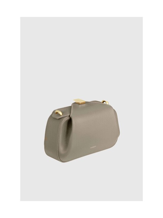 YUZEFI - Oyster Clutch Mini Pebble Grain -nahkalaukku - TAUPE | Stockmann - photo 2