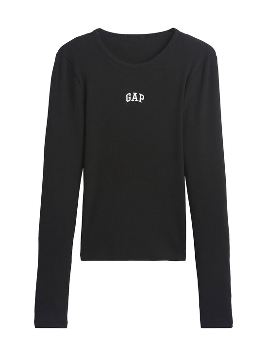 GAP - French Mod Logo trikotāžas krekls - BLACK 1 | Stockmann - photo 1