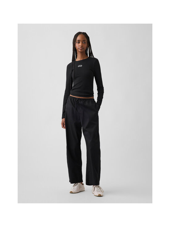 GAP - French Mod Logo trikotāžas krekls - BLACK 1 | Stockmann - photo 3