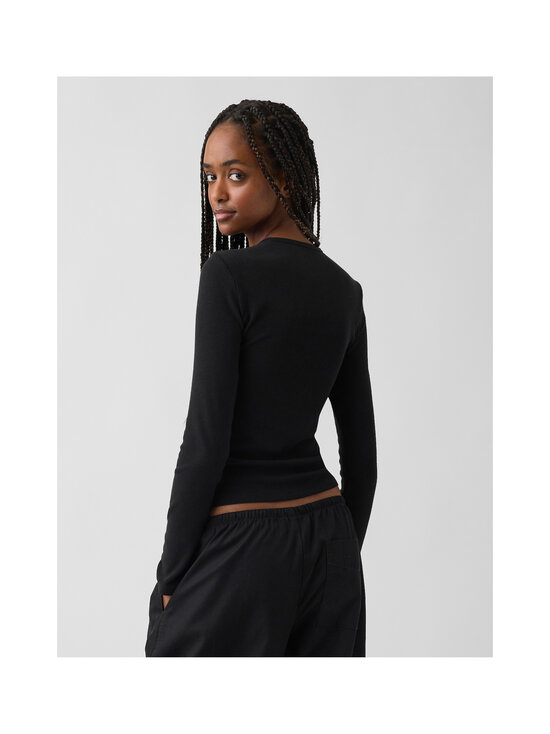 GAP - French Mod Logo trikotāžas krekls - BLACK 1 | Stockmann - photo 4