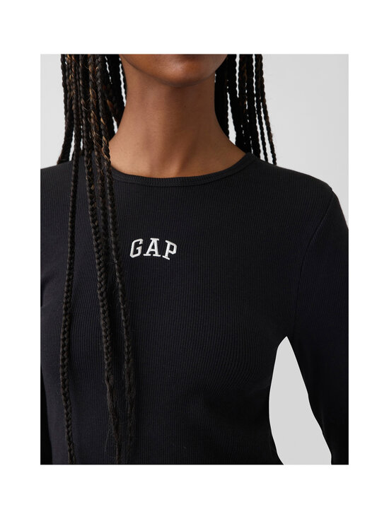 GAP - French Mod Logo trikotāžas krekls - BLACK 1 | Stockmann - photo 5