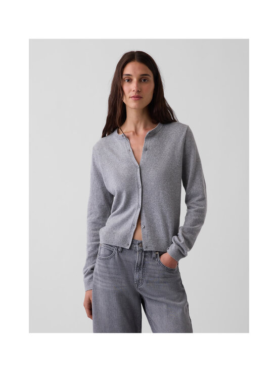 GAP - Cashsoft Cropped adīta jaka - HEATHER GREY | Stockmann - photo 5