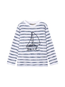 Mayoral - Raidallinen trikoopaita - 16 INDIGO | Stockmann