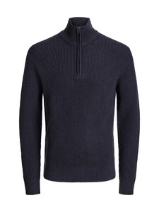 Jack & Jones - Jprblulambswool Waffle Half Zip džemperis - DARK NAVY DETAIL:MELANGE | Stockmann
