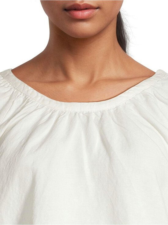 NOOM - Anne-pellavasekoitepusero - WHITE | Stockmann - photo 4