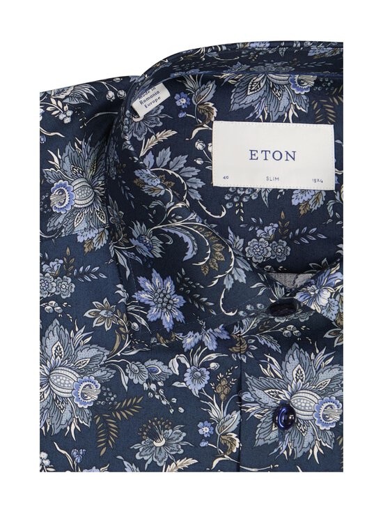 Eton - Slim Fit Floral Print Signature -kauluspaita - 27 DARK BLUE | Stockmann - photo 2