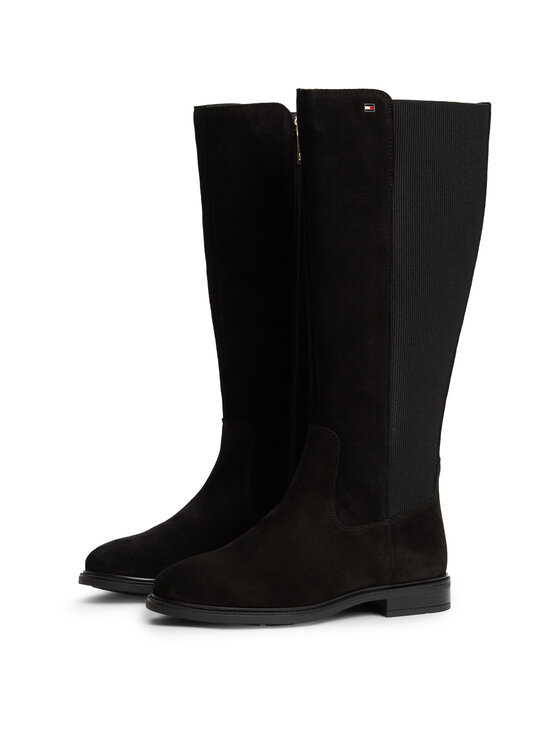 Tommy Hilfiger - Enamel Flag High Chelsea -mokkanahkasaappaat - BDS BLACK | Stockmann - photo 2