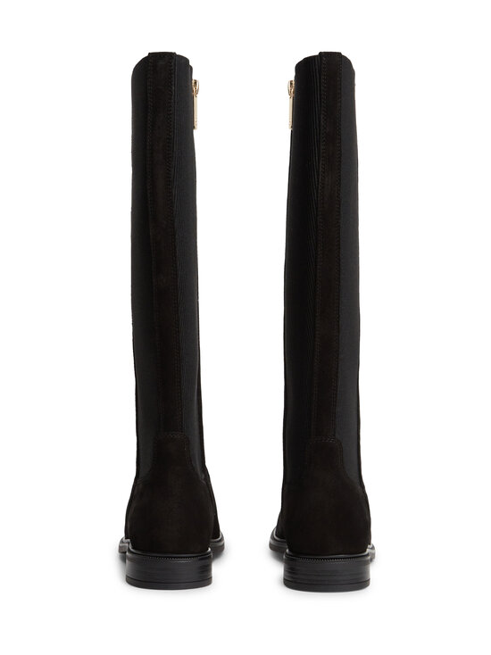 Tommy Hilfiger - Enamel Flag High Chelsea -mokkanahkasaappaat - BDS BLACK | Stockmann - photo 3