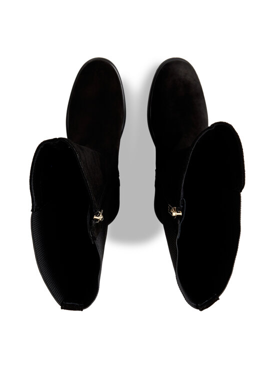 Tommy Hilfiger - Enamel Flag High Chelsea -mokkanahkasaappaat - BDS BLACK | Stockmann - photo 4