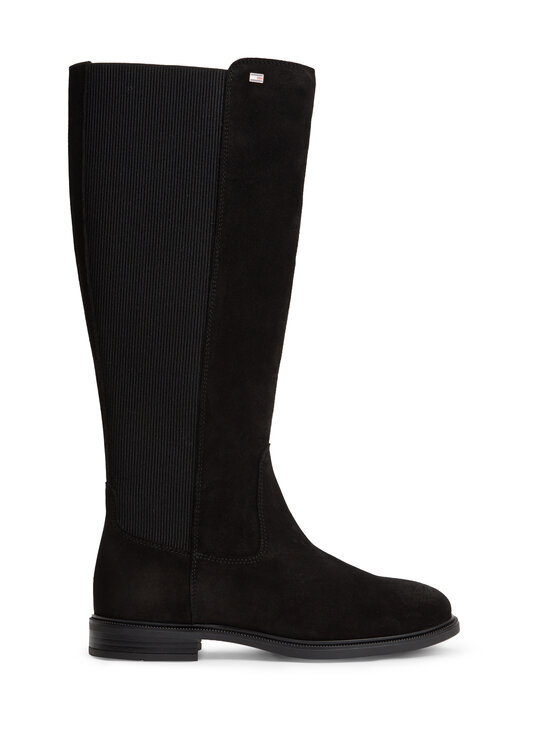 Tommy Hilfiger - Enamel Flag High Chelsea -mokkanahkasaappaat - BDS BLACK | Stockmann - photo 5