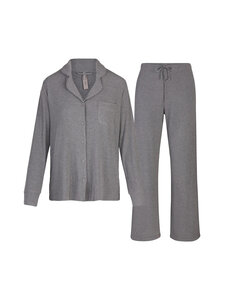 SKIMS - Soft Lounge Rib Sleep Set - pyjama 2-osainen - HEATHER GREY | Stockmann
