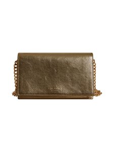 Ted Baker London - Mahiraa Crossbody Flapover - kiiltäväpintainen tekonahkalaukku - GOLD-COL | Stockmann