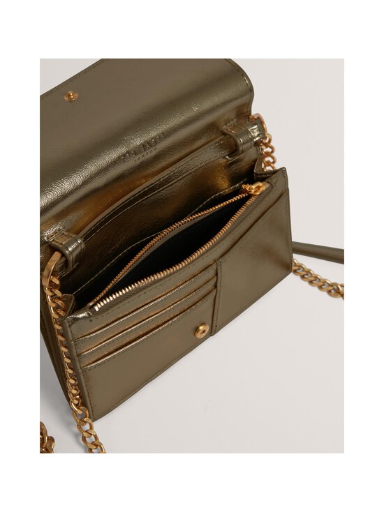 Ted Baker London - Mahiraa Crossbody Flapover - kiiltäväpintainen tekonahkalaukku - GOLD-COL | Stockmann - photo 3