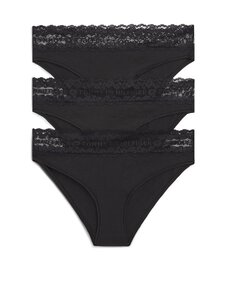 Tommy Hilfiger - Bikini biksītes, 3 gab. komplekts - 0R8 BLACK / BLACK / BLACK | Stockmann