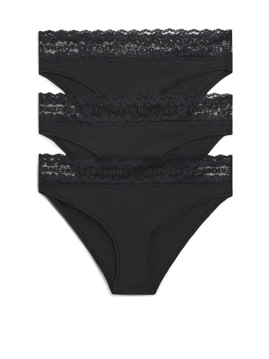 Tommy Hilfiger - Bikini biksītes, 3 gab. komplekts - 0R8 BLACK / BLACK / BLACK | Stockmann - photo 1