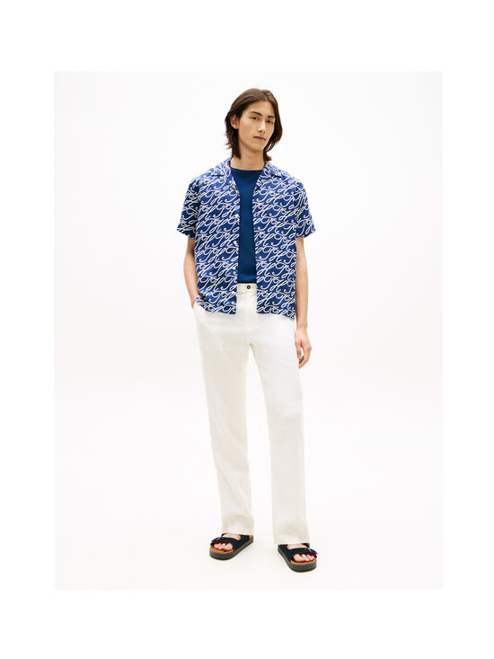 Tommy Hilfiger - Linen Camp Swimshop -kauluspaita - 0GY PREPPY NAVY / ALLOVER | Stockmann - photo 2