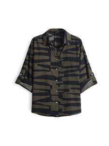 Opus - Fumani jungle -paitapusero - 30034 OLIVE LEAF | Stockmann