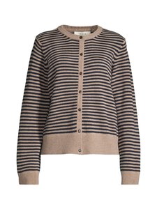 Skall Studio - Senna-neuletakki - BROWN/NAVY STRIPE | Stockmann