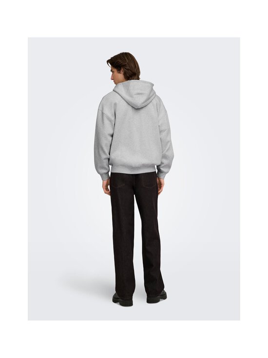 Only & Sons - Kapuutsiga dressipluus OnsCeres Oversized - SUPER LIGHT GREY MELANGE | Stockmann - photo 4
