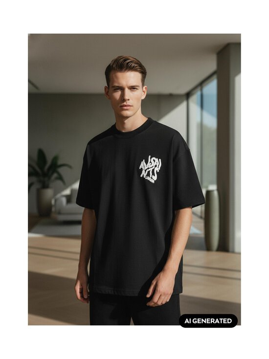 Allsaints - Orlando t-paita - JET BLACK | Stockmann - photo 6