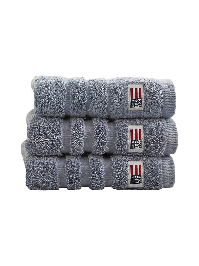 Grey Lexington towel