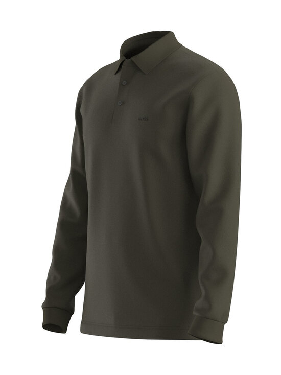 BOSS - Pado -pitkähihainen pikeepaita - 347 OPEN GREEN | Stockmann - photo 3