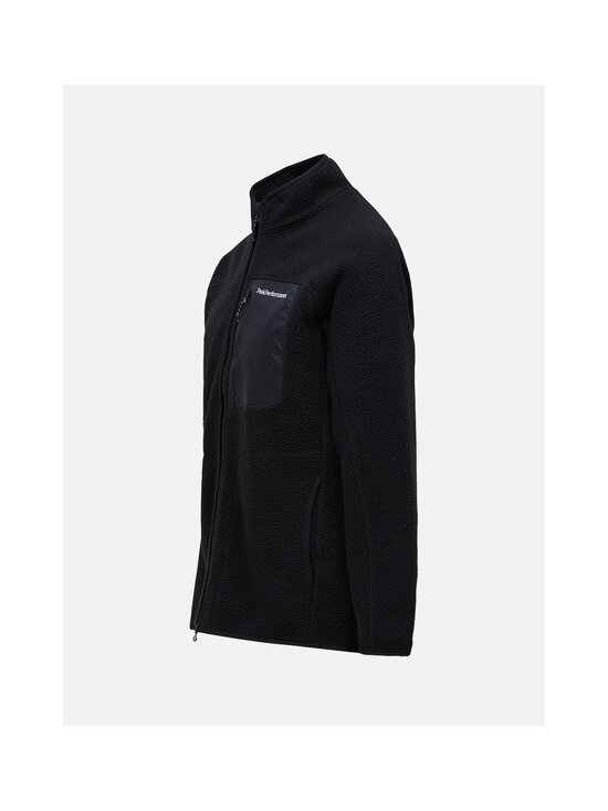 Peak Performance - Naturerush Pile Zip -takki - 030 BLACK/BLACK/ | Stockmann - photo 3