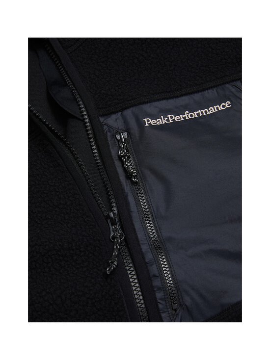 Peak Performance - Naturerush Pile Zip -takki - 030 BLACK/BLACK/ | Stockmann - photo 4