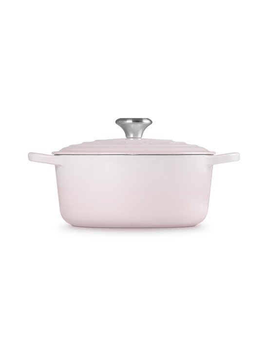 Le Creuset - Signature Round Casserole -valurautapannu 24 cm - SHELL PINK | Stockmann - photo 2