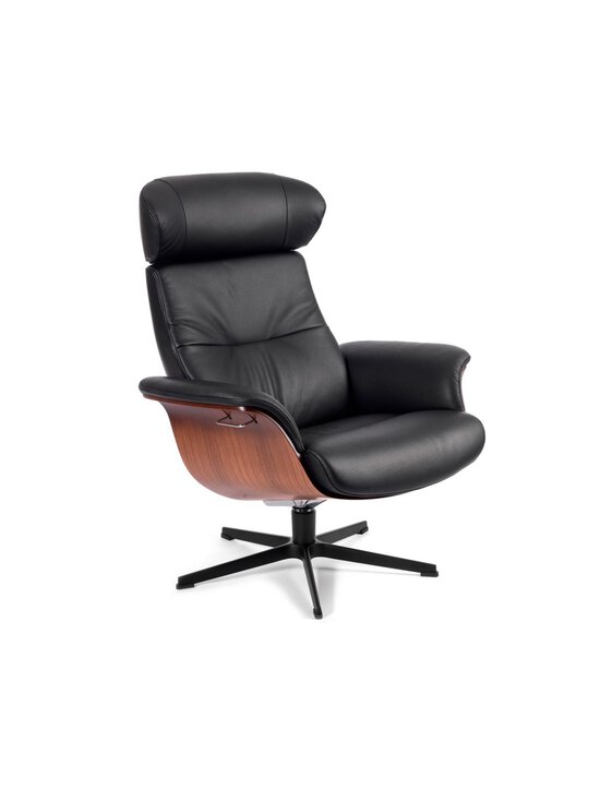 Conform - Timeout-nojatuoli Fantasy-nahka musta/pähkinä korkea jalka ja selkänoja - BEIGE | Stockmann - photo 1