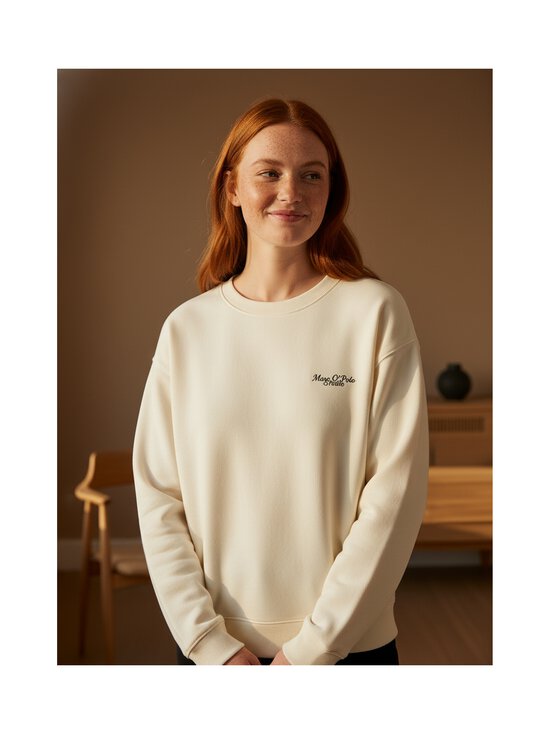 Marc O'Polo - Crewneck džemperis - 1183 SILKY WHITE | Stockmann - photo 2