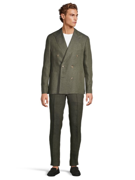 SAND Copenhagen - King Double Breasted Classic fit lina žakete - 485 GREEN | Stockmann - photo 2