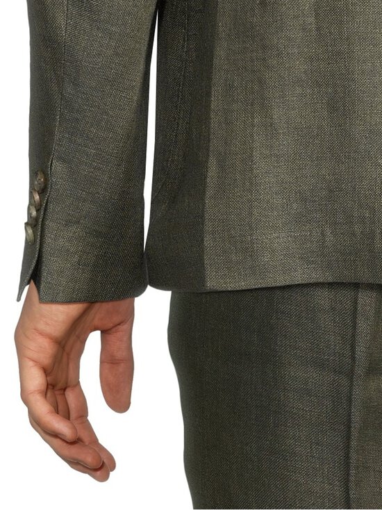 SAND Copenhagen - King Double Breasted Classic fit lina žakete - 485 GREEN | Stockmann - photo 5