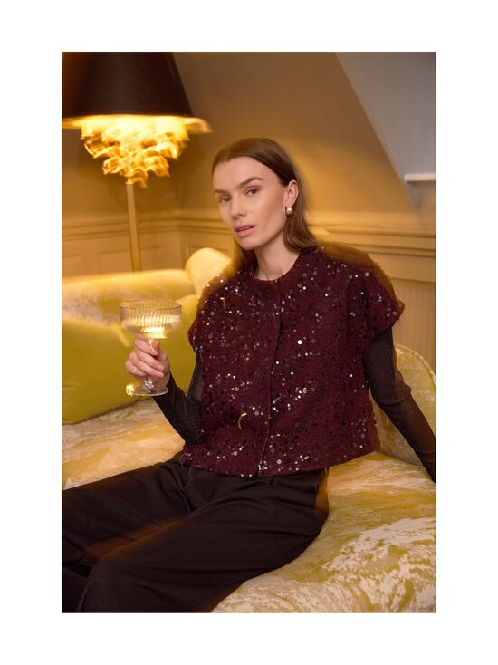 RUE de FEMME - Paljettbleiser Hika - 306 WINE | Stockmann - photo 6