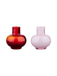 Marimekko - Mini-maljakkosetti 2 kpl - RUBY RED, PINK Marimekko - Mini-maljakkosetti 2 kpl - RUBY RED, PINK | Stockmann