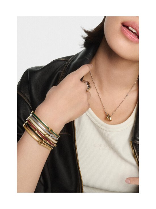 Coach - Enamel C Bangle -rannekoru - CHALK | Stockmann - photo 4
