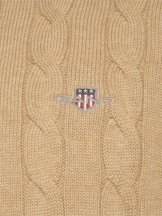 GANT - Palmikkoneule - 296 KHAKI MEL - photo 4 GANT - Palmikkoneule - 296 KHAKI MEL | Stockmann - photo 4
