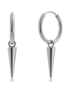 Edblad - Peak Hoops Steel Earrings - STEEL | Stockmann