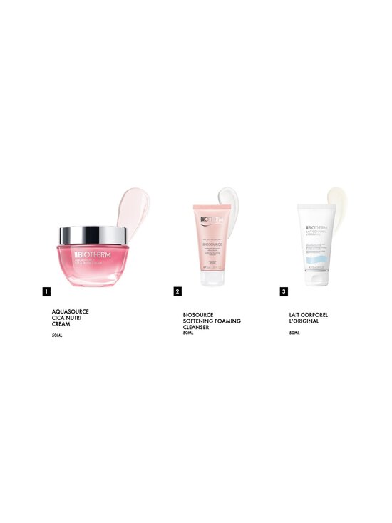 Biotherm - Aquasource Cica Nutri Cream Set -ihonhoitopakkaus - NOCOL | Stockmann - photo 4