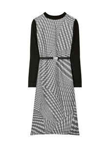 Tory Burch - Greer trikotāžas kleita - BLACK / BLACK WARPED LACE | Stockmann