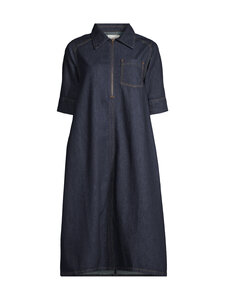 MY ESSENTIAL WARDROBE - MaloMW-pitkä mekko - 120 DARK BLUE UN-WASH | Stockmann