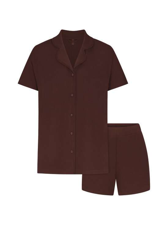 SKIMS - Soft Lounge Short Sleep Set -pyjama - COCOA | Stockmann - photo 1