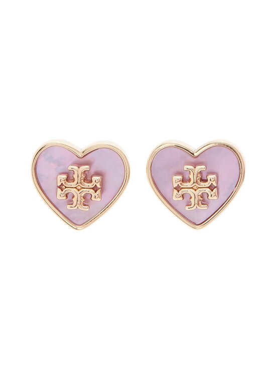 Tory Burch - Kira Heart Studs Earrings - 700 TORY GOLD / PINK - photo 1 Tory Burch - Kira Heart Studs Earrings - 700 TORY GOLD / PINK | Stockmann - photo 1