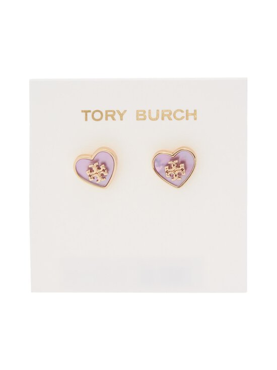 Tory Burch - Kira Heart Studs Earrings - 700 TORY GOLD / PINK - photo 2 Tory Burch - Kira Heart Studs Earrings - 700 TORY GOLD / PINK | Stockmann - photo 2