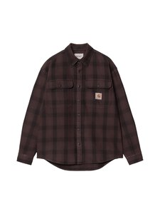 Carhartt WIP - Edmands Loose Fit Twill -kauluspaita - 3J2XX EDMANDS CHECK, NATURAL / PALISANDER | Stockmann