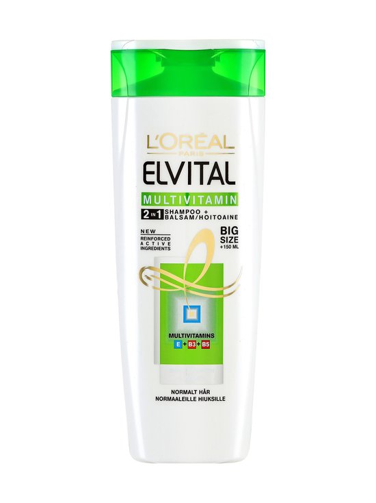 Multivitamin 2 in 1 -shampoo + hoitoaine 400 ml