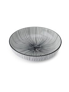 Mikasa - Stripe-kulho 900 ml - BLACK | Stockmann
