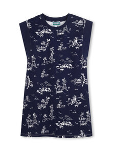 KENZO KIDS - Sleeveless-mekko - 84N MEDIEVAL BLUE | Stockmann
