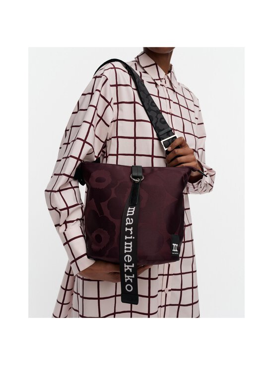 Marimekko - Carry All Unikko -olkalaukku - 440 WINE RED, DARK WINE | Stockmann - photo 4